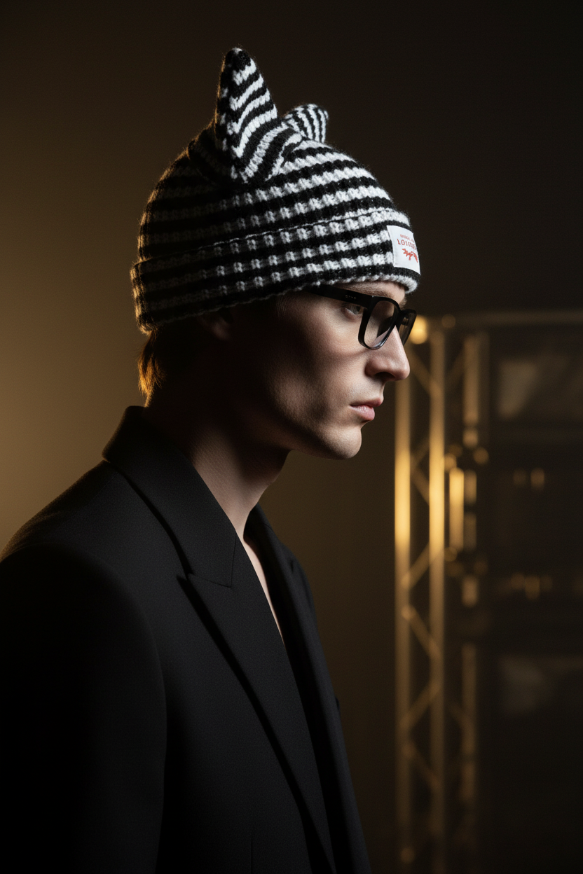 Cat-Ear Hat — White Male Side