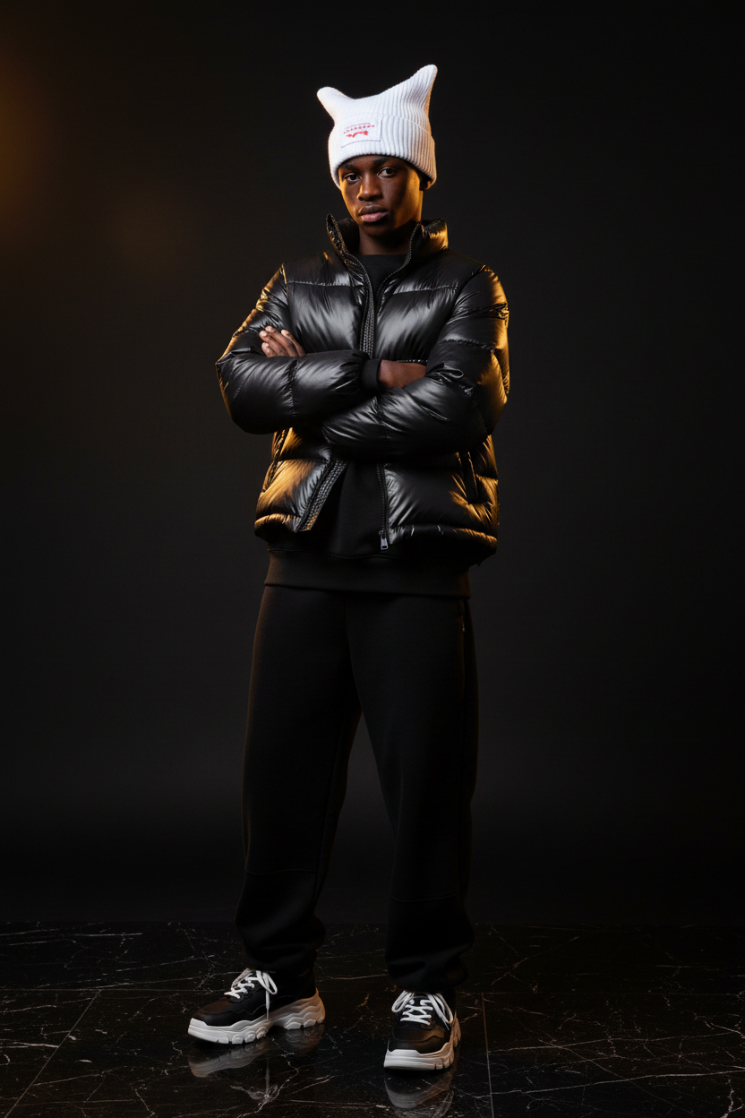 Dark Studio — Black Teen Boy