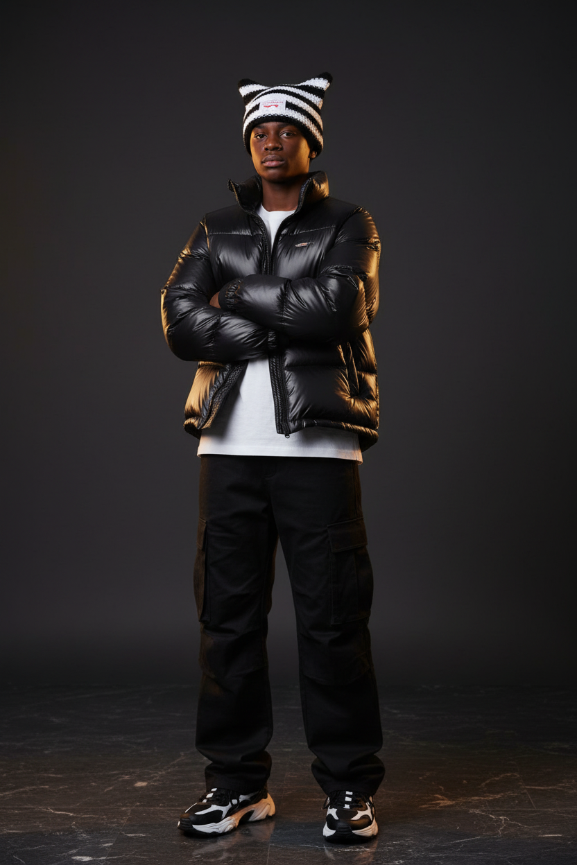 Dark Studio — Black Teen Boy