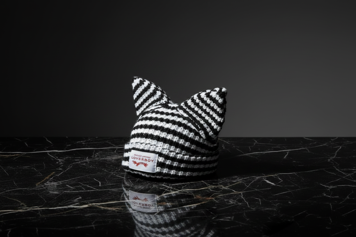 Lovelle™ Cat-Ear Hat — Laid Flat