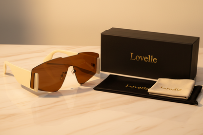 Lovelle Cream Shield Brown Lens - Premium Product Shot