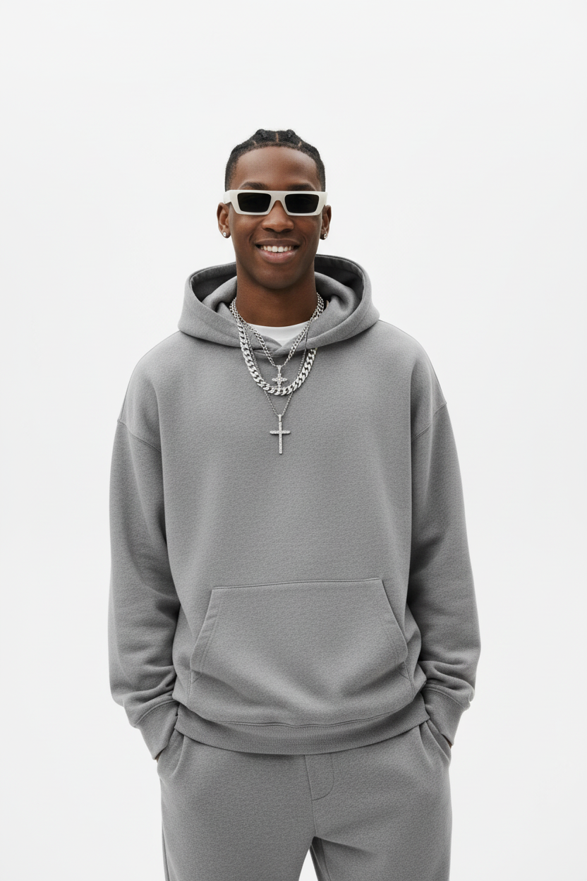 Lovelle Frosted White - Black Male White Studio