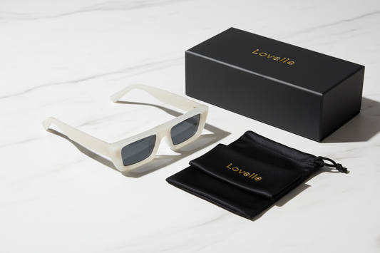Lovelle Frosted White Rectangle - Premium Product Shot