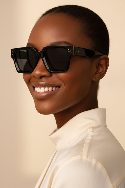 Lovelle Noir - Smiling Female Three-Quarter
