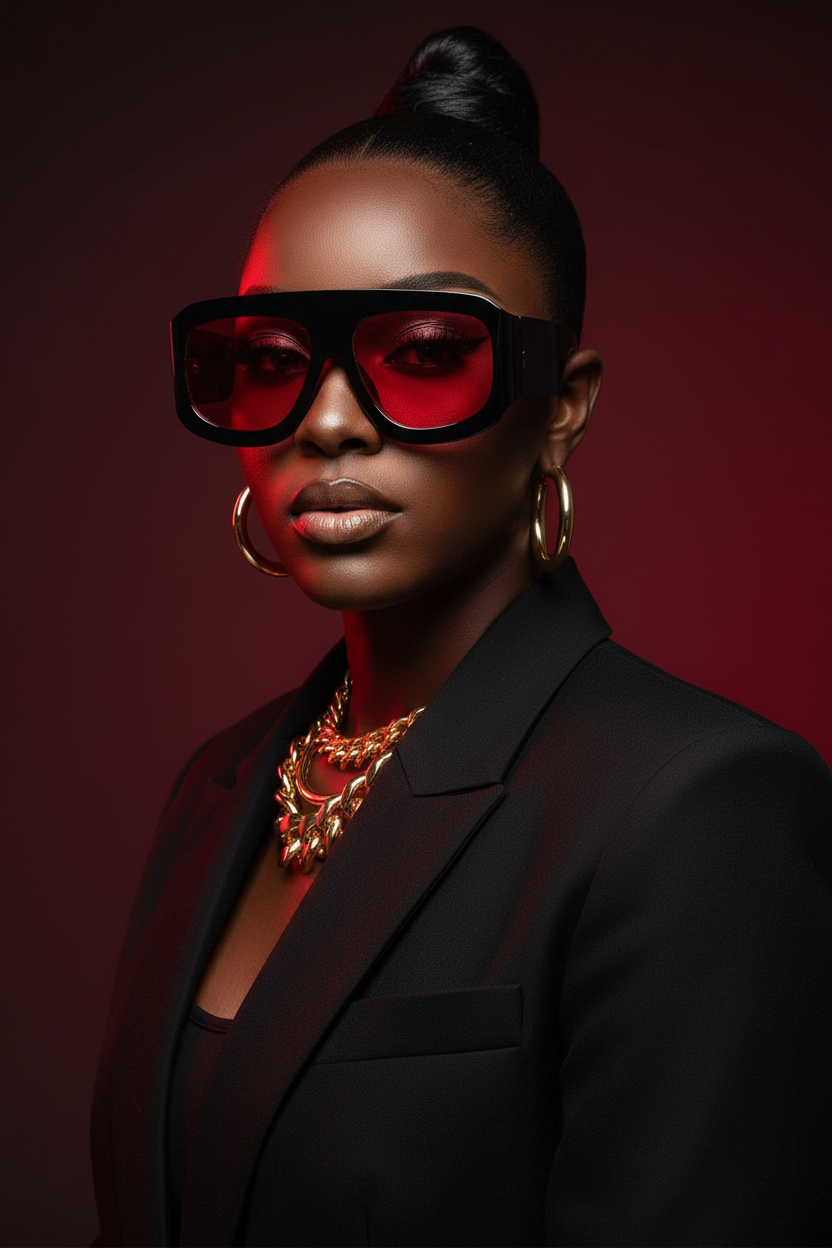 Lovelle Red Lens - Black Female Crimson Cinematic