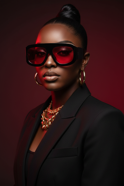Lovelle Red Lens - Black Female Crimson Cinematic