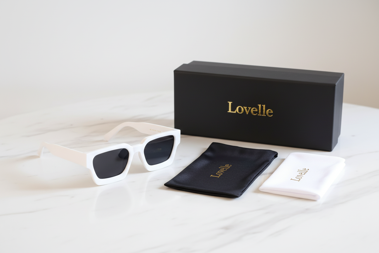 Lovelle White Square - Premium Product Shot