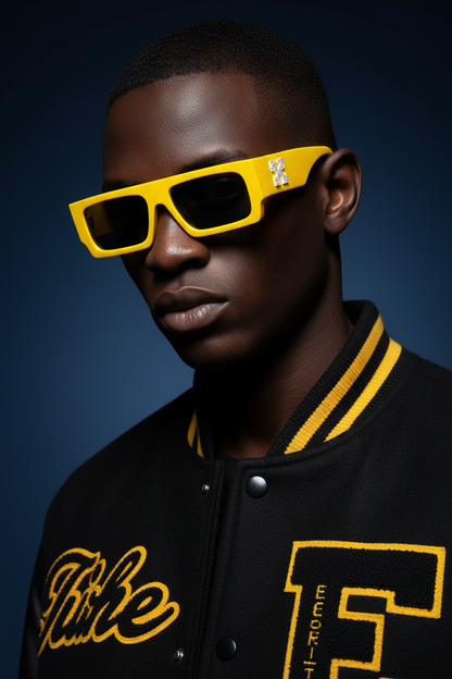 Lovelle Yellow - Black Male Navy Cinematic