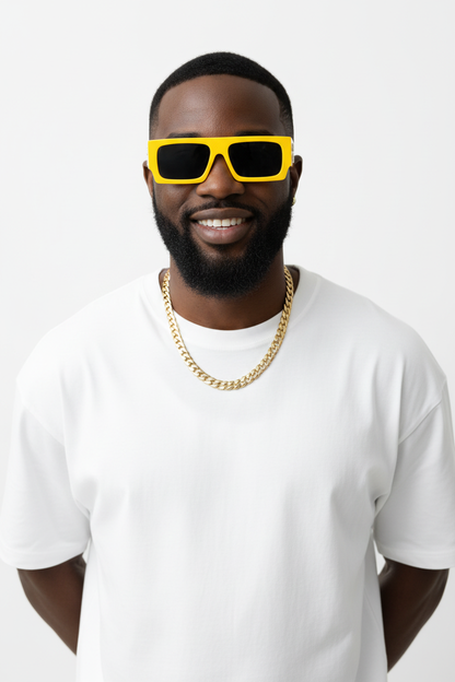 Lovelle Yellow - Black Male White Studio