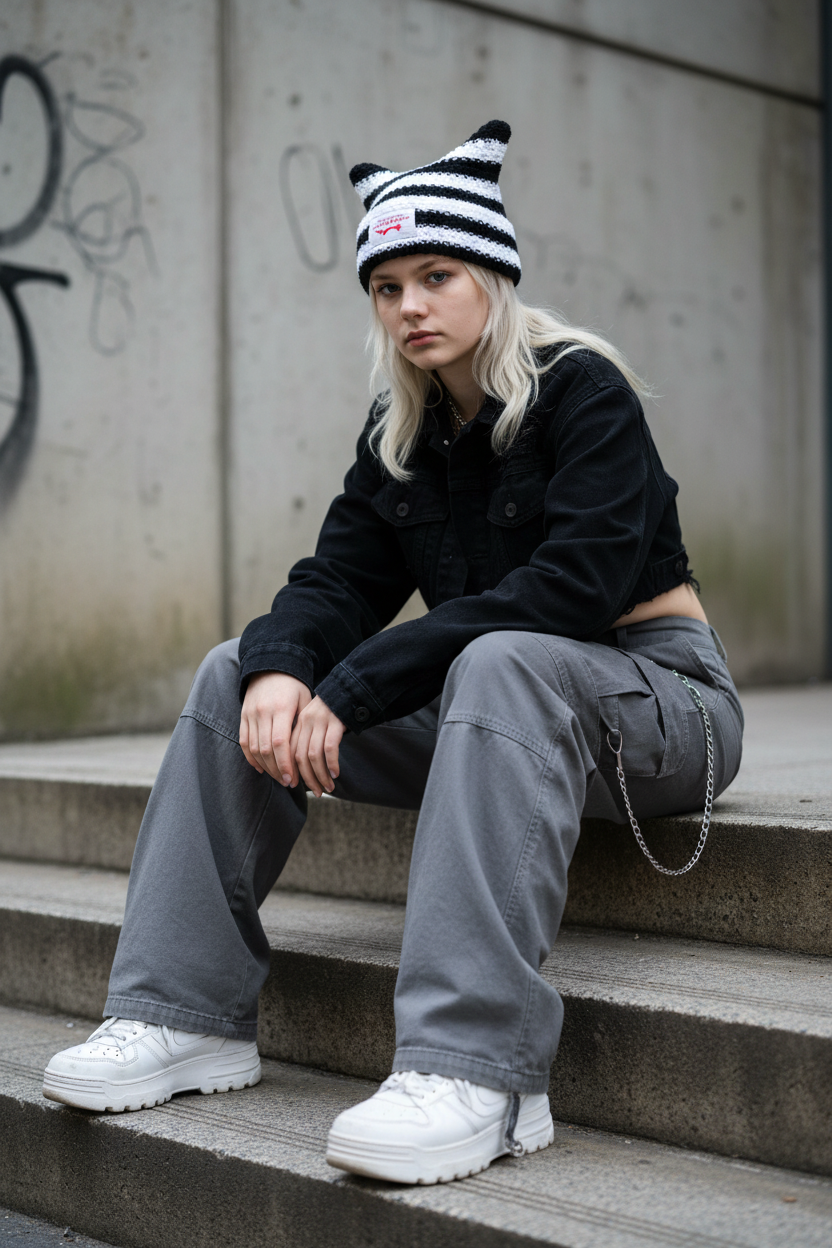 Raw Street — White Teen Girl