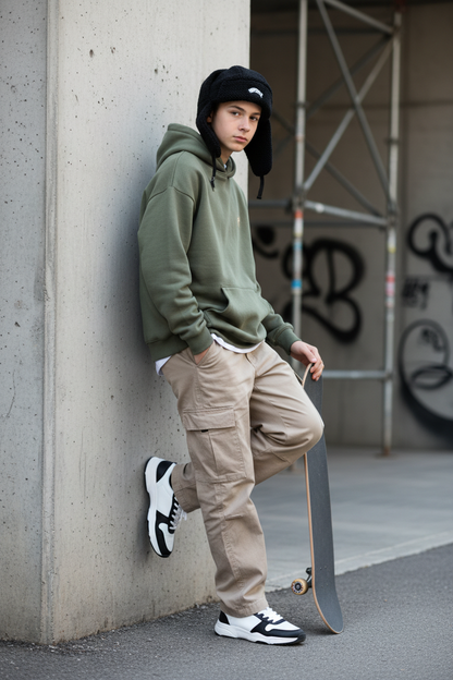 Street — White Teen Boy Skate