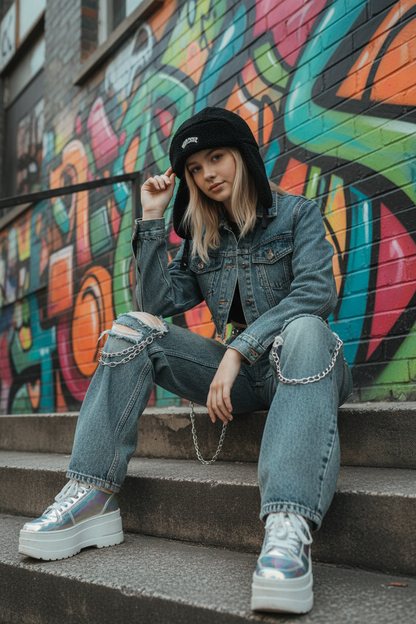 Street — White Teen Girl Mural