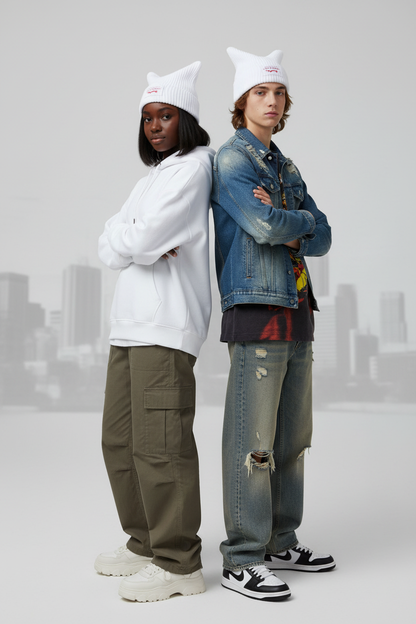 Studio Street — Teen Duo White Hat